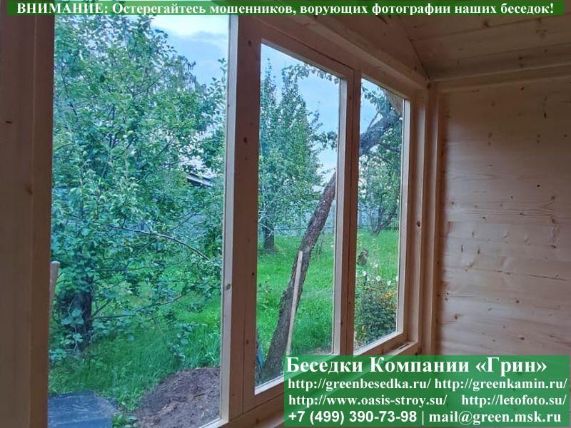 Закрытая Застекленная Беседка Для Дачи, Дома 4х4 - Фото № 13