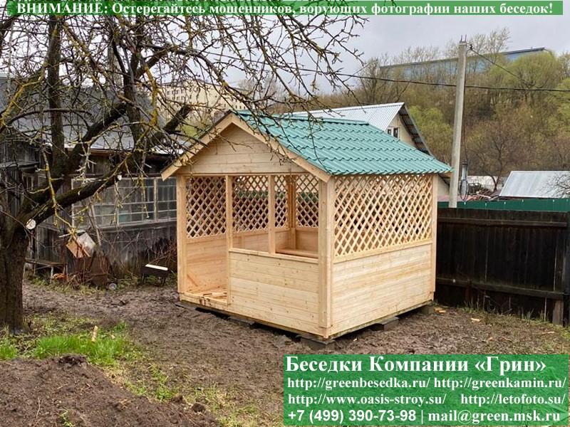 Садовая Беседка Из Дерева Для Дачи 'Домик 3х3' - Фото № 25