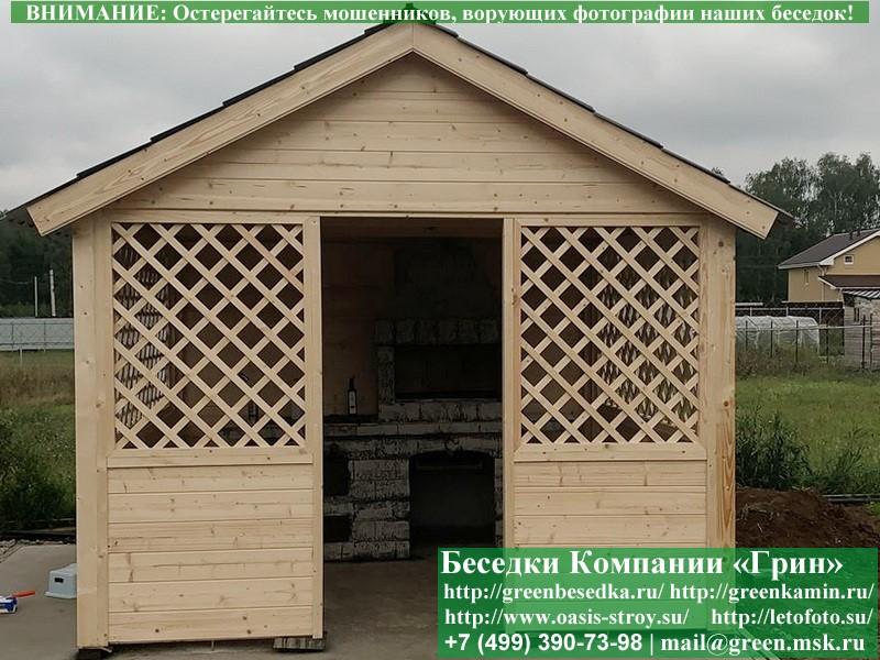 Садовая Беседка Из Дерева Для Дачи 'Домик 3х3' - Фото № 20