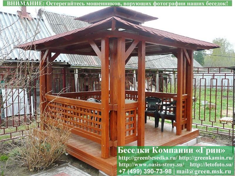 Беседка В Китайском, Японском Стиле Для Дачи 3х3 - Фото № 9