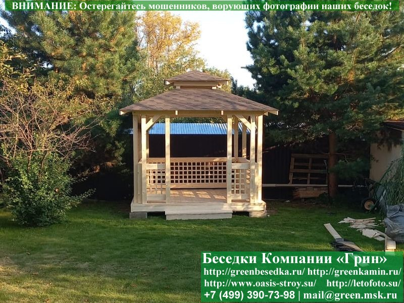 Беседка В Китайском, Японском Стиле Для Дачи 3х3 - Фото № 11