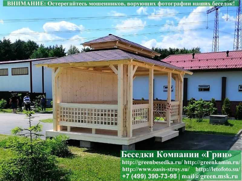 Китайская, Японская Беседка Для Дачи 3х5. Вариант № 1 - Фото № 10 Китайская, Японская Беседка Для Дачи 3х5. Вариант № 1 - Фото № 10