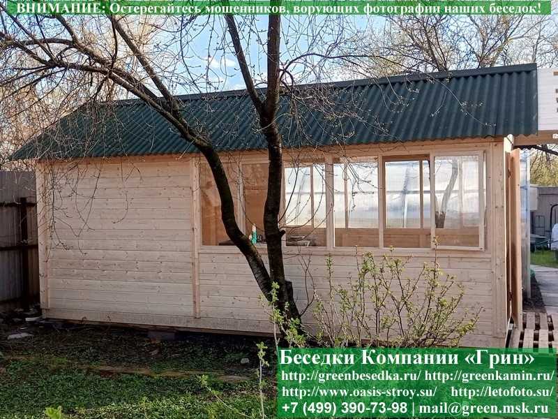 Застекленная Летняя Уличная Кухня Для Дачи - Фото № 3