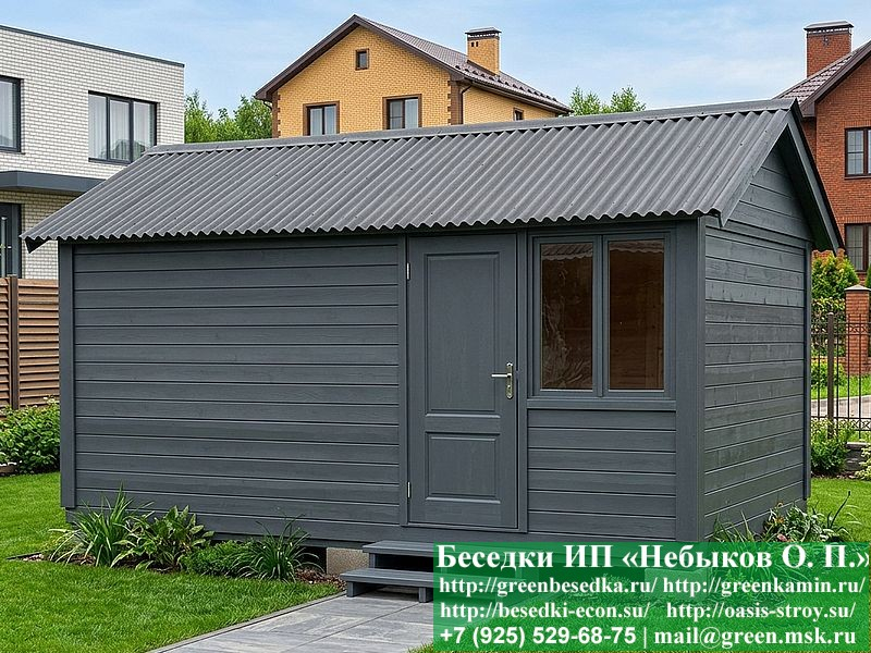 Деревянная Бытовка, Сарай Для Дачи, Дома 3х5 - Фото № 5