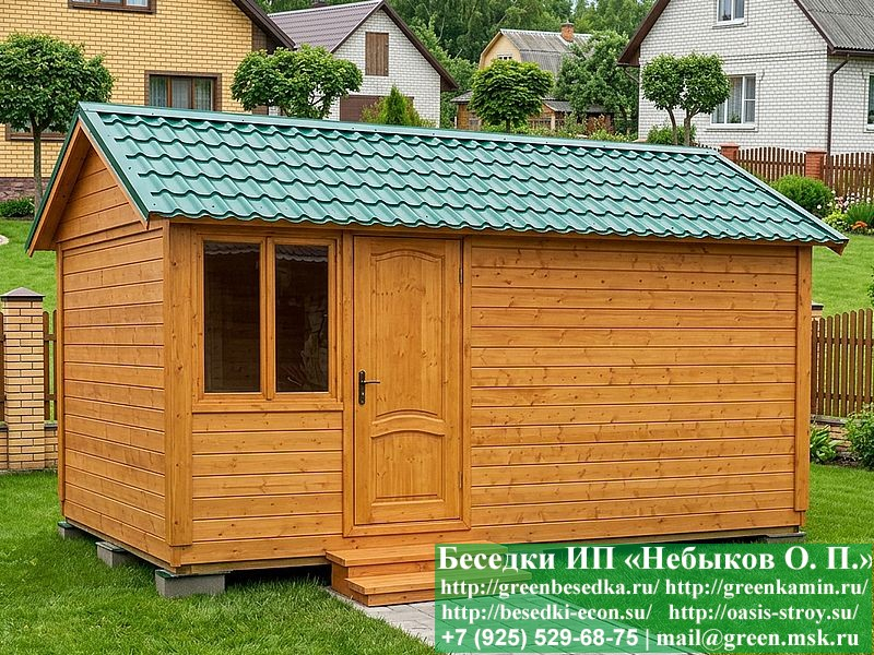 Деревянная Бытовка, Сарай Для Дачи, Дома 3х5 - Фото № 7