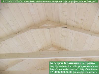 Глухая Имитация Под Кровлю В Беседку 4х5 - Фото № 1