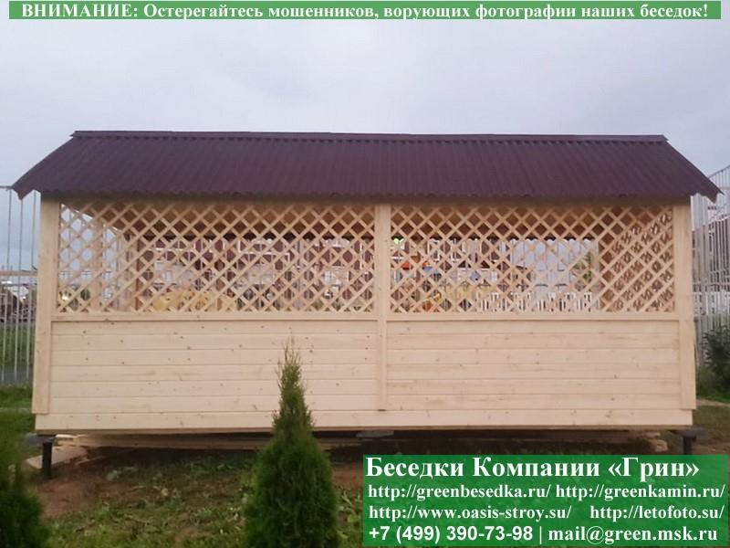 Садовая Беседка Из Дерева Для Дачи 'Домик 3х6' - Фото № 7
