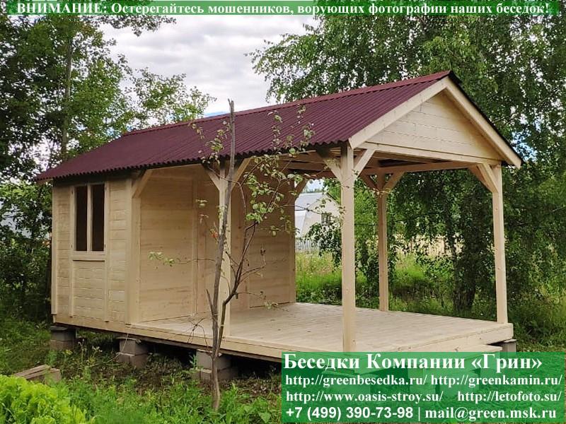 Бытовка-Хозблок С Навесом Для Дачи, Дома 3х6 - Фото № 6