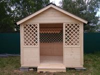 Садовая беседка для дачи 3x3 метра.