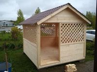 Садовая беседка для дачи 3x3 метра.